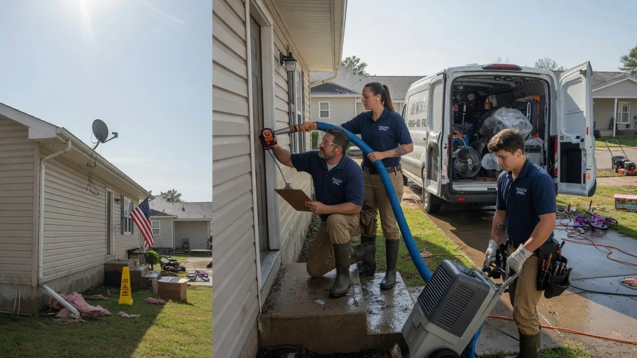 Ceiling Water Damage Restoration in Bois D Arc, MO near me